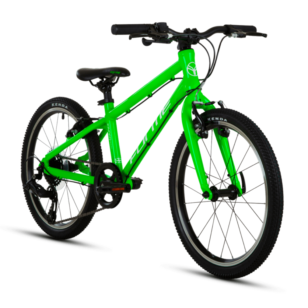 Kinder green bike